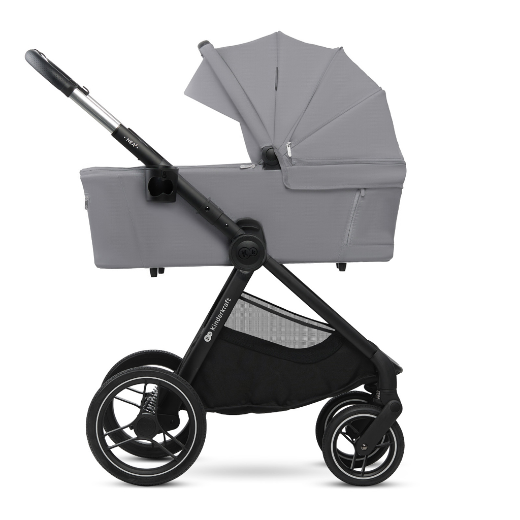 KINDERKRAFT Kombinált babakocsi Nea 2 2in1 Platinum Grey